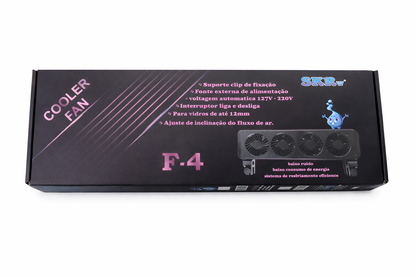 SKRw COOLER FAN 4 COOLER F-4 PRO QUADRUPLO BIVOLT
