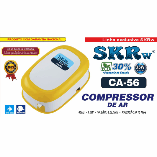 SKRw COMPRESSOR  CA-56 1 SAIDA 4.5L/M 3.5W 220V