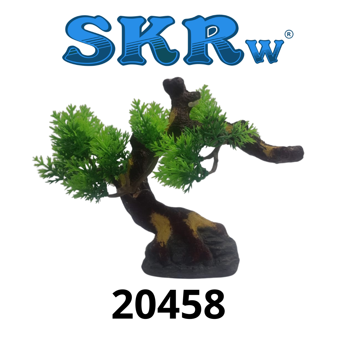 SKRw ENFEITE RESINA K- 8055 BONSAI 26*20*20CM
