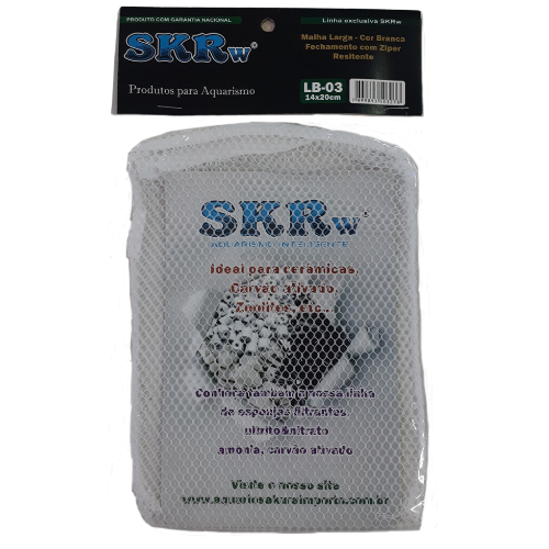 SKRw BOLSA  MAT.FILT. LB-03 14X20CM MALHA LARGA BR