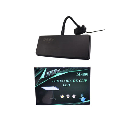 SKRw LUMIN. M-480 CLIP LED RGB BRANCA 13W BIV