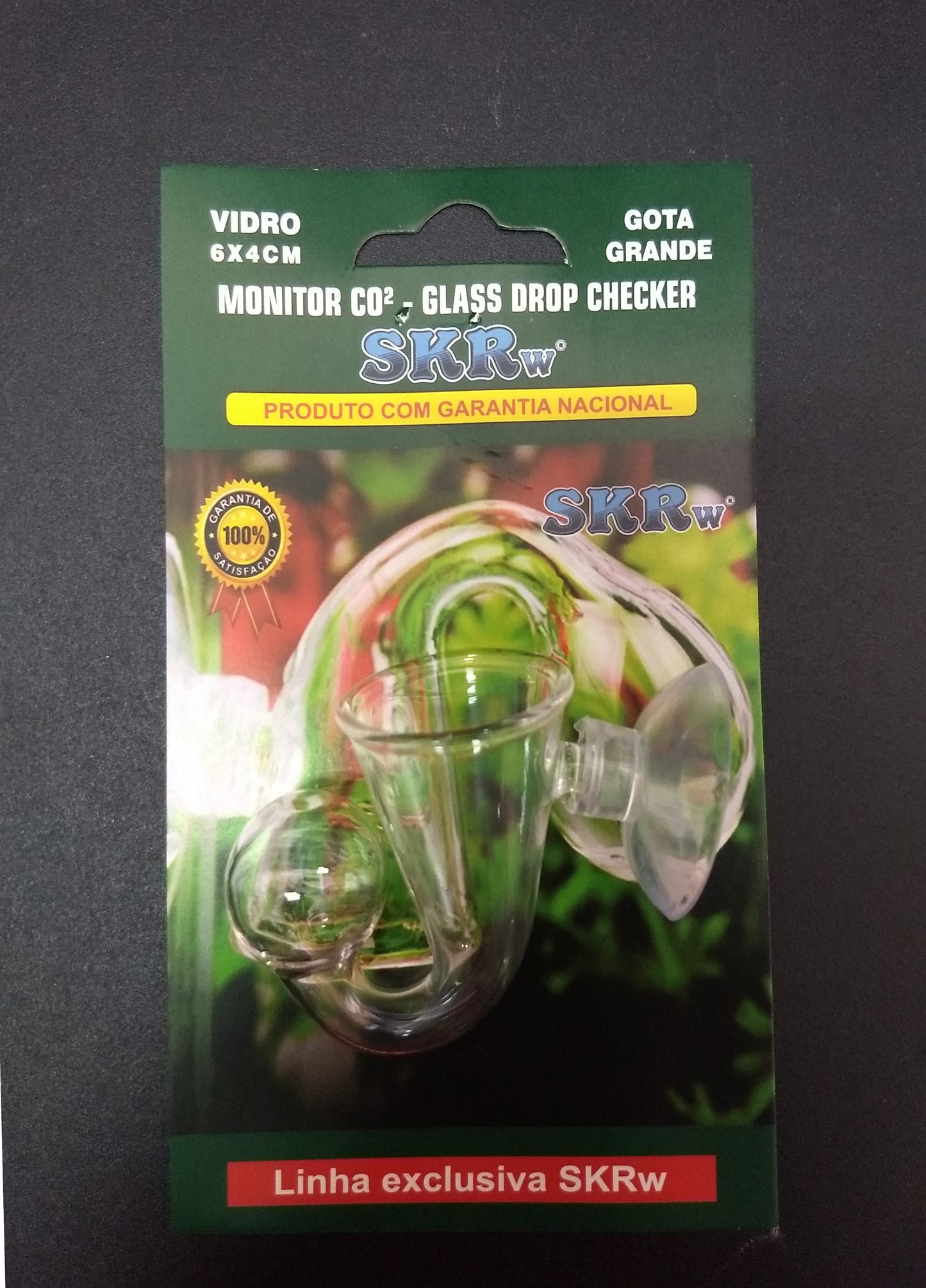 SKRw MONITOR CO2 GLASS DROP CHECKER GOTA GR. CO2-L
