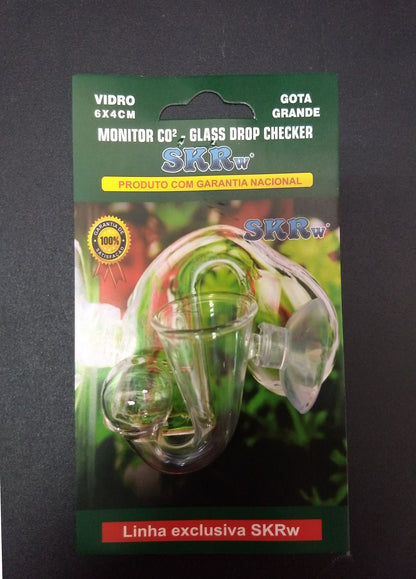 SKRw MONITOR CO2 GLASS DROP CHECKER GOTA GR. CO2-L