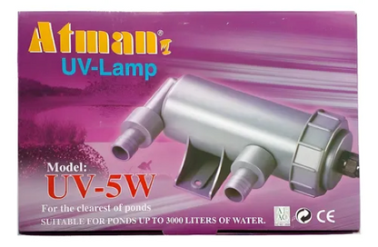 ATMAN FILTRO UV   5W FLUX.1124LH-LAGO 2248LT 220V