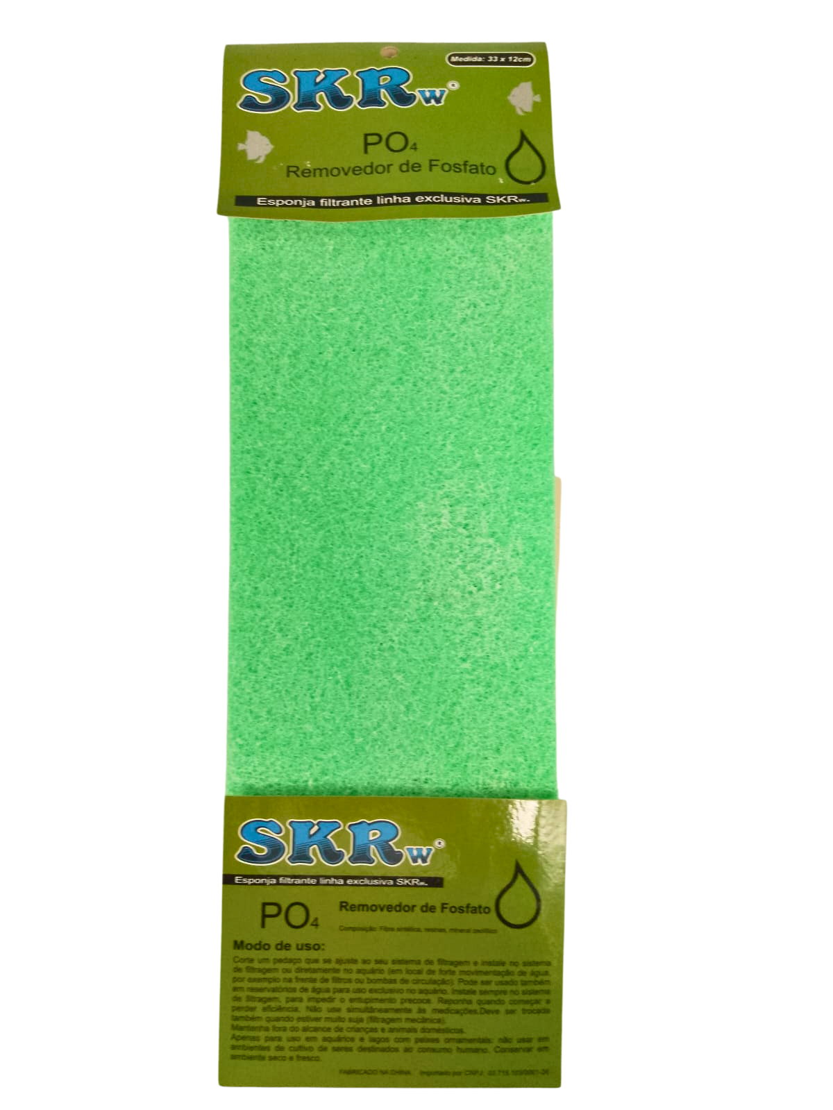 SKRw ESPONJA FILTRANTE REMOVE FOSFATO   33X12CM