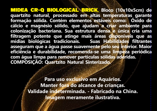 SKRw CERAMICA MIDIA CR-Q BI. BRICK 10X10X5CM 2 UN.