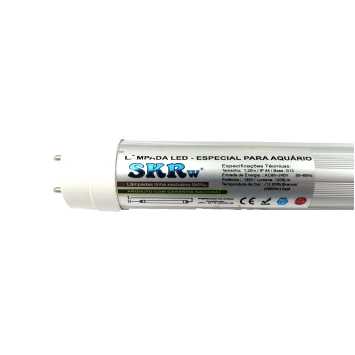 SKRw LAMPADA DE LED TUBOL.T8 18W 120CM AZUL